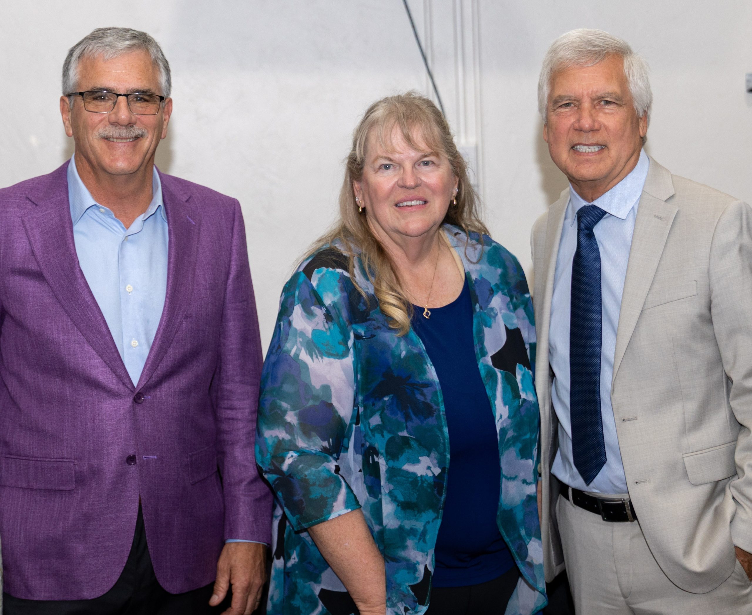 George Adam-Emcee, Laurie Tamura, EconAlliance Board President, John Fowler, EconAlliance CEO Ag Forum Recap: Big Shifts in Ag