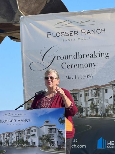 Laurie Tamura Speaking at Blosser Ranch Groundbreaking ceremony